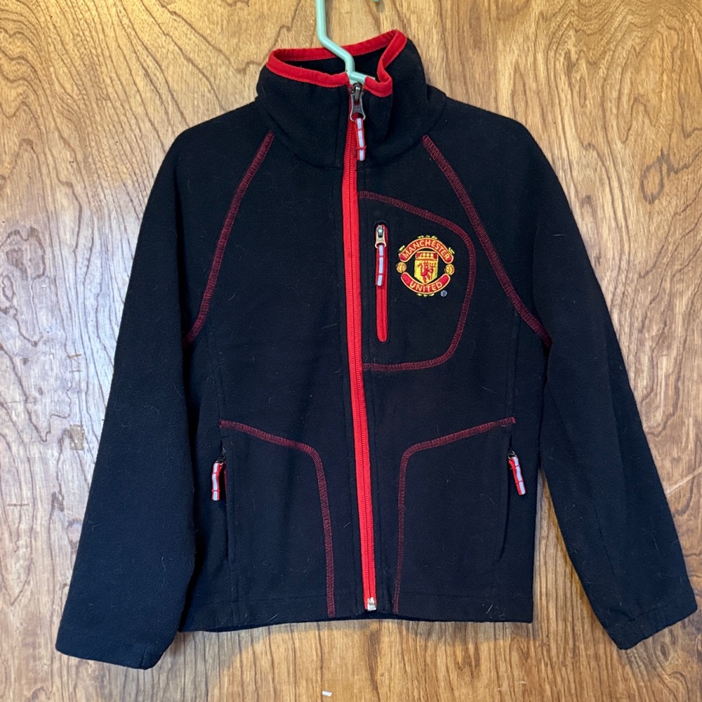 Columbia Manchester United Fleece Jacket Kids XXS ⚽️🔴⚫️